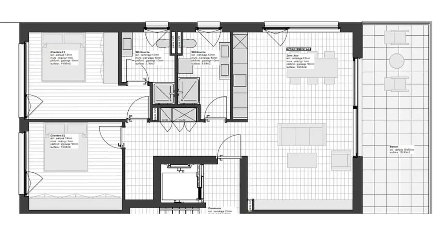 Wohnung mieten - Impasse Du Rhonett 16, 3966 Chalais - Foto 3