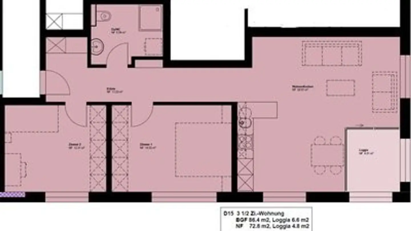 Appartamento in affitto - Brückenmattenstrasse, 3952 Susten - Photo 2