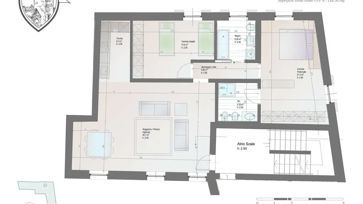 Wohnung mieten - Via Bolghetto 10, 6877 Coldrerio - Foto 3