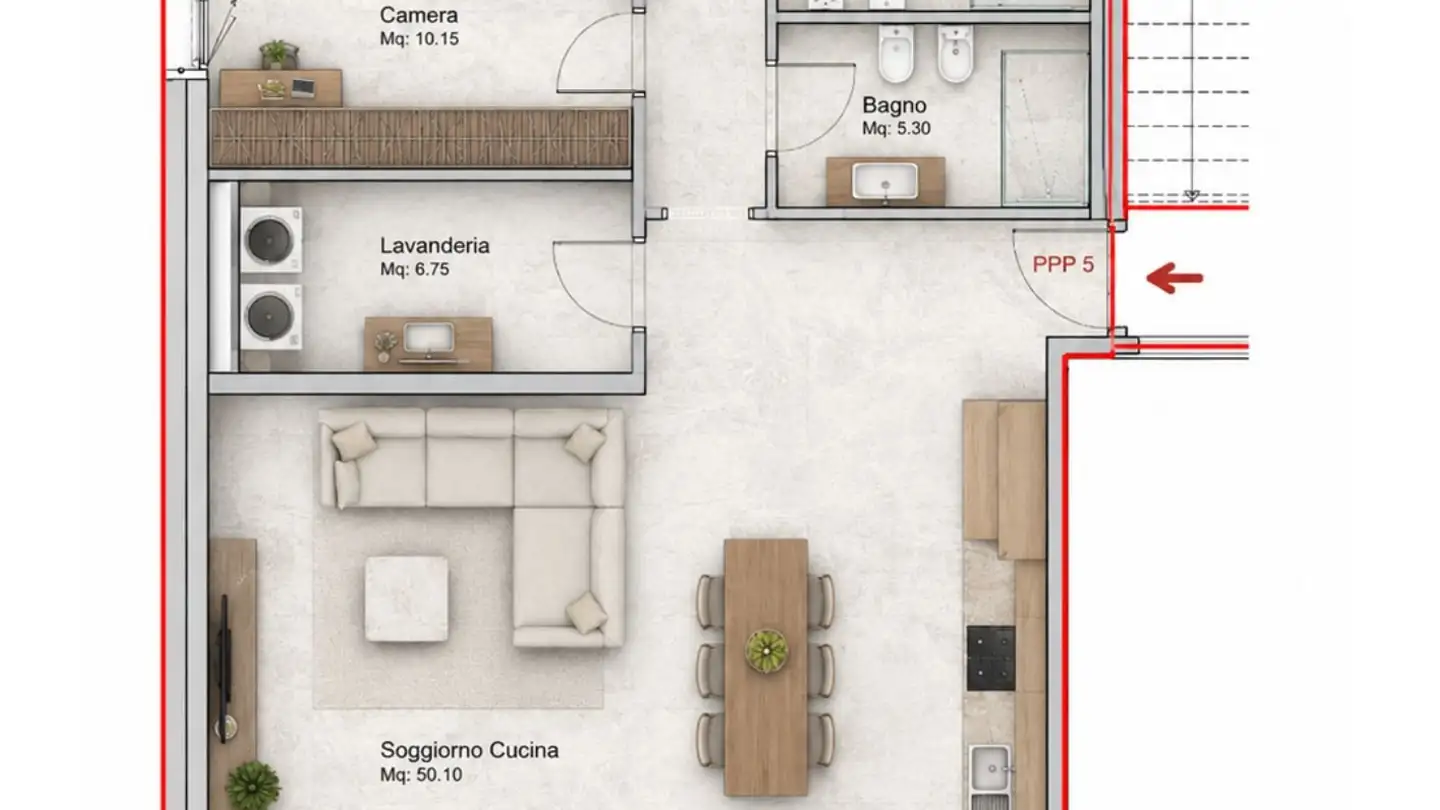 Appartement à vendre - Via Al Chioso 8, 6934 Bioggio - Photo 3