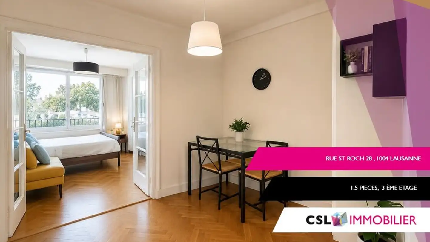Apartment for rent - Rue Saint-Roch 28, 1004 Lausanne