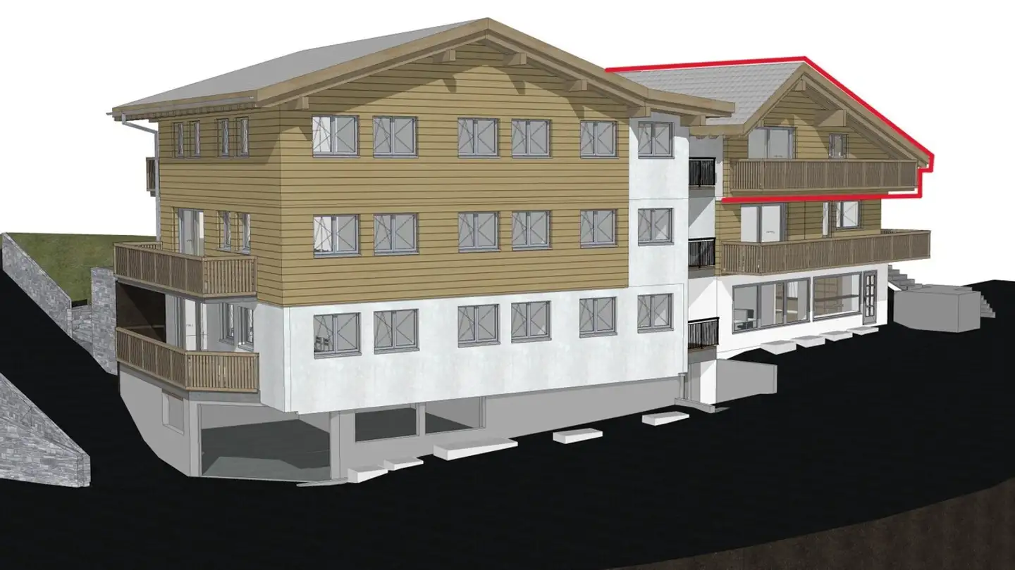 Dachgeschosswohnung kaufen - Furkastrasse, 3984 Fiesch