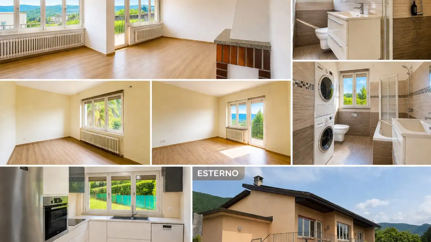 Appartement à louer - 6873 Corteglia