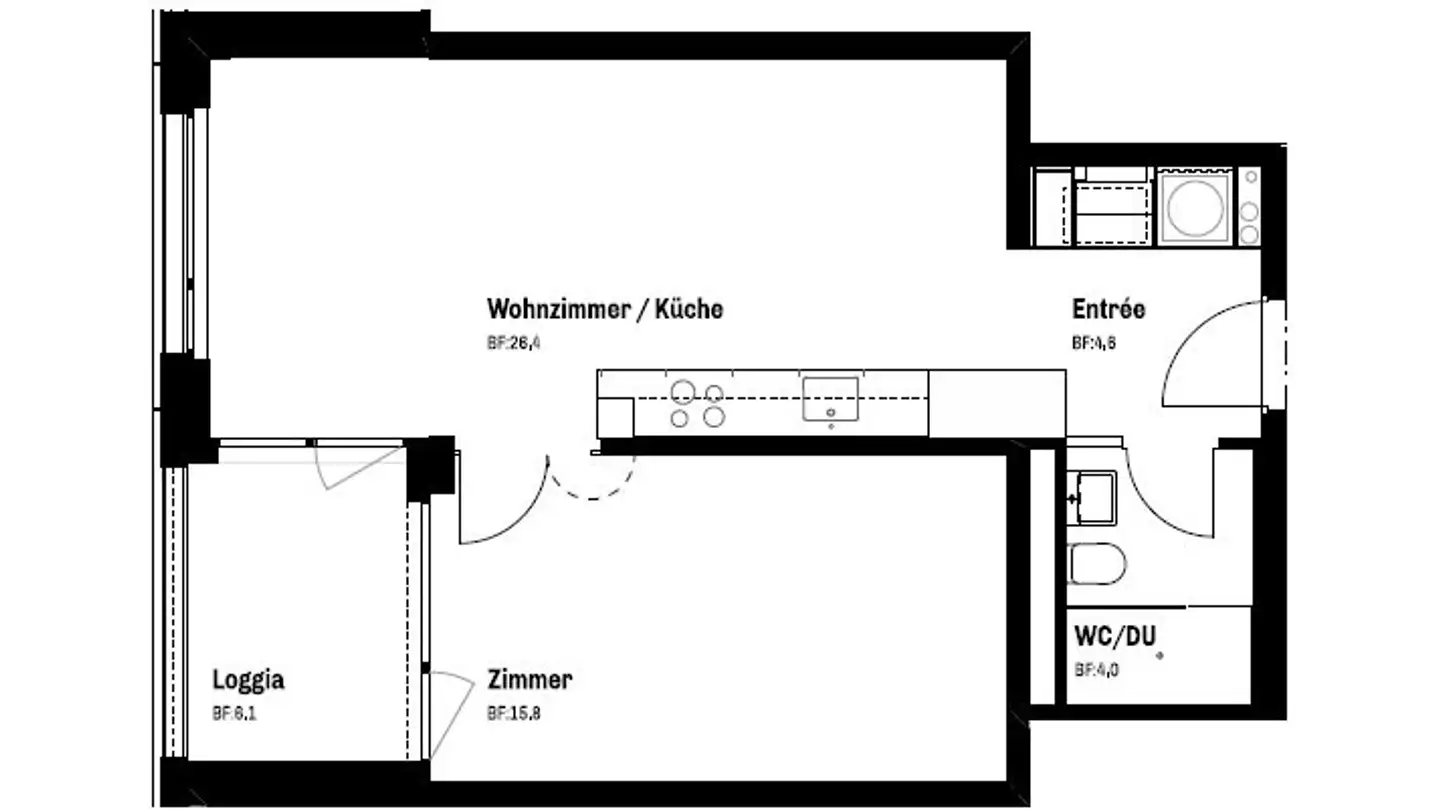 Wohnung mieten - Ziegeleiweg 1, 6010 Kriens - Foto 2