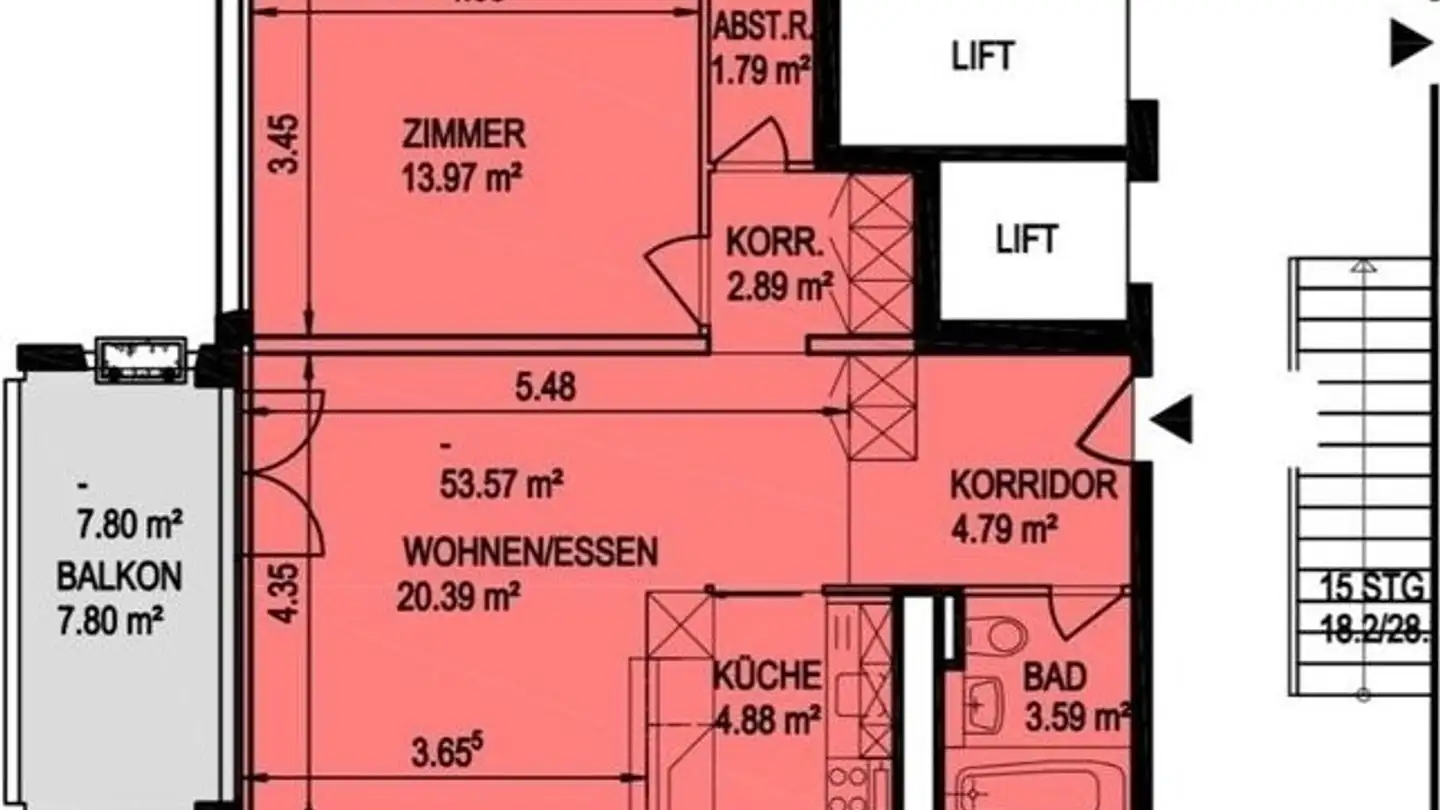 Appartement à louer - Röhrliberg 30, 6330 Cham - Photo 2