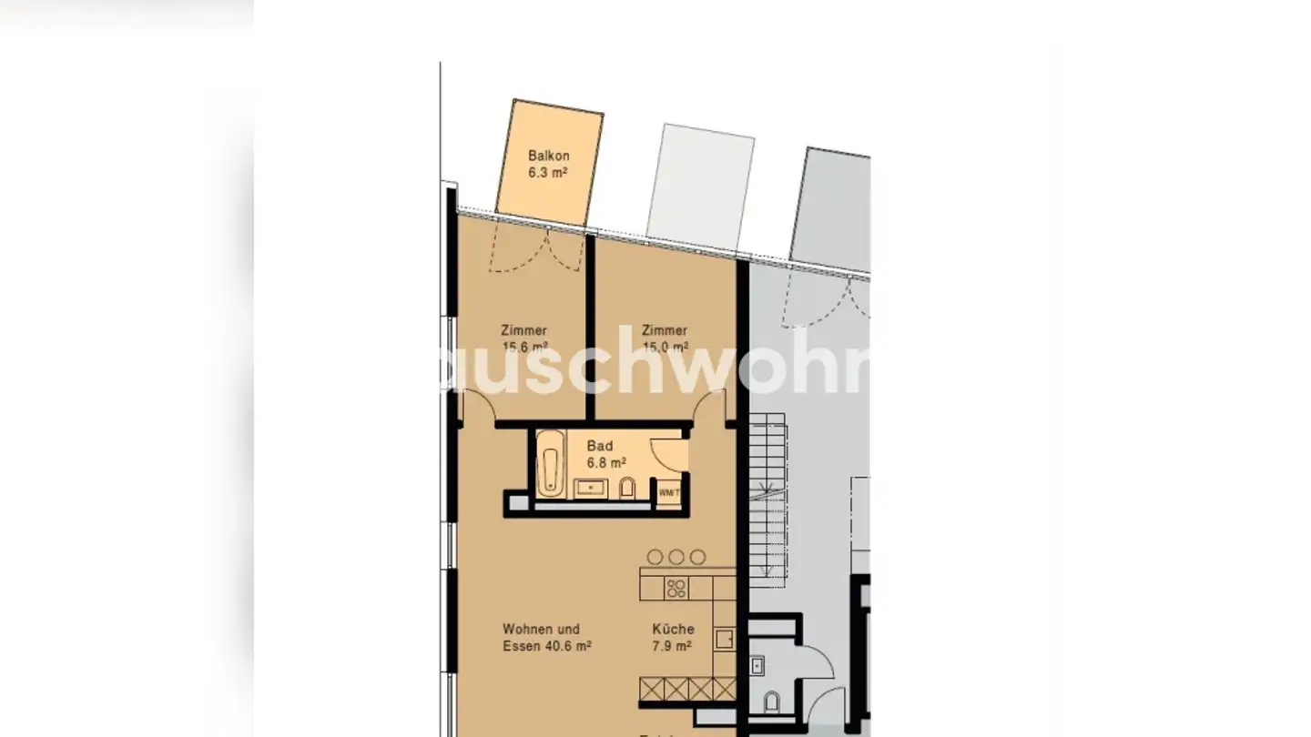 Apartment for rent - 8048 Zürich - Photo 2