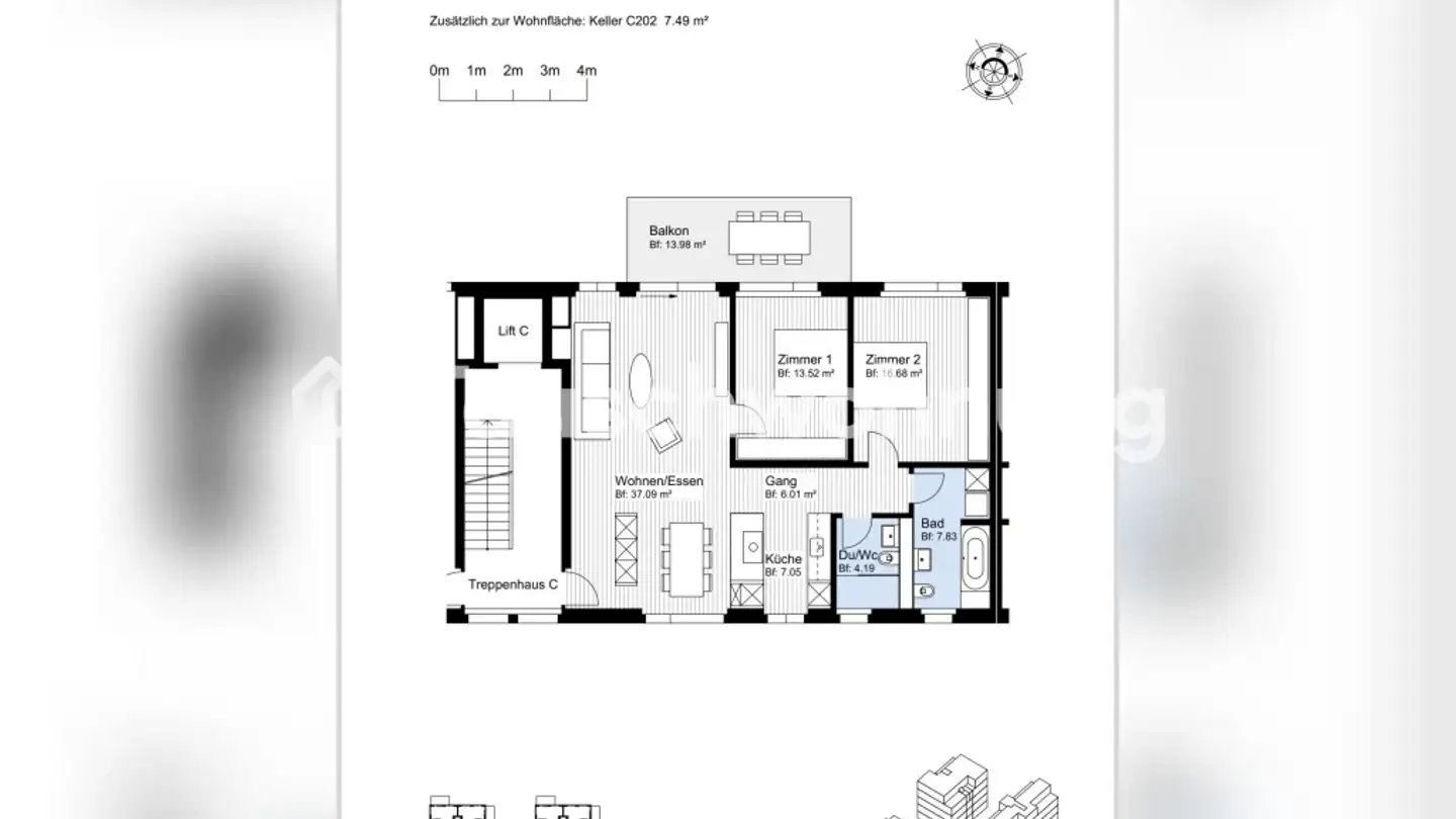 Apartment for rent - 8055 Zürich - Photo 2