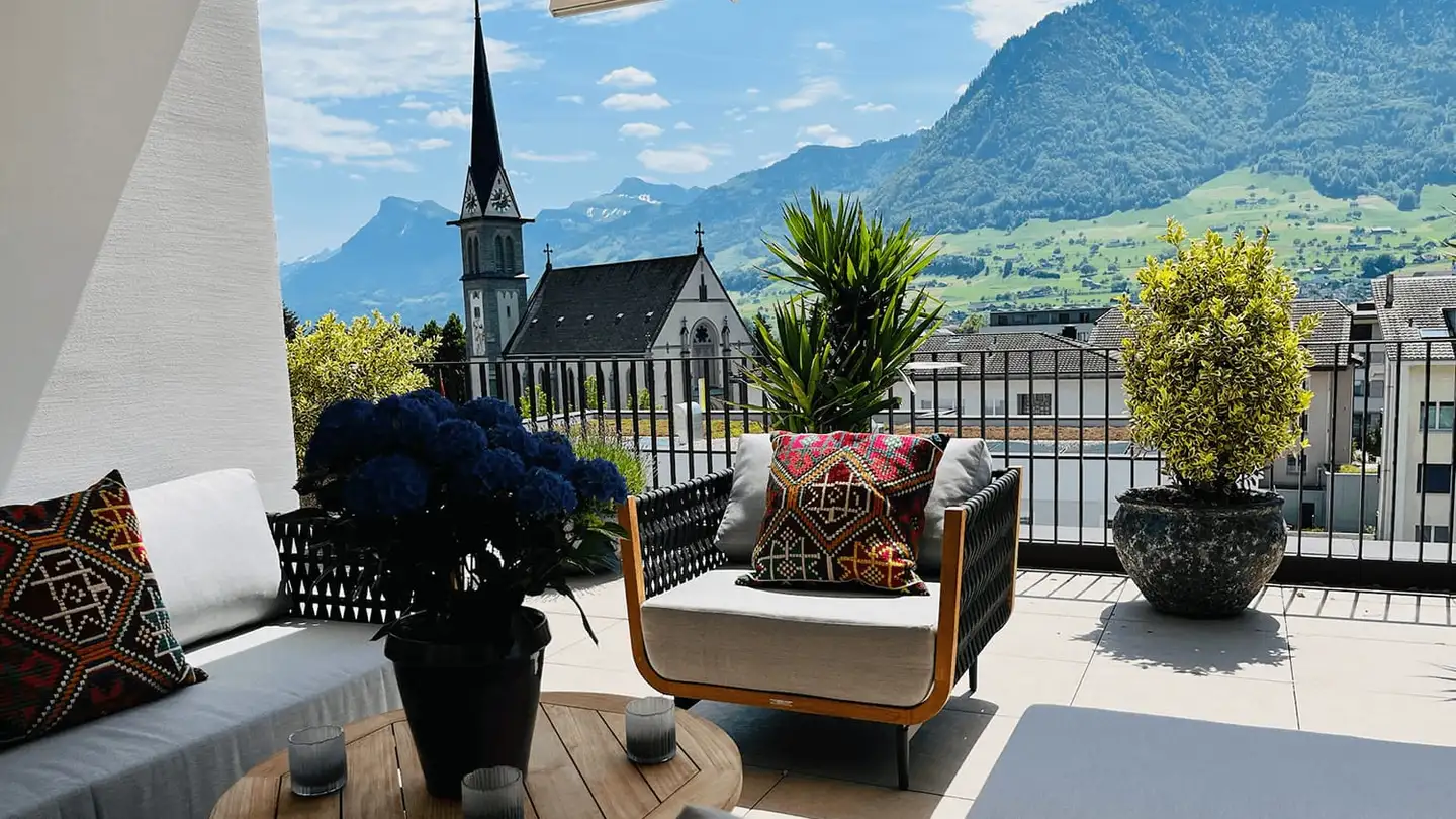 Attic flat for rent - Stanserstrasse 2b, 6373 Ennetbürgen