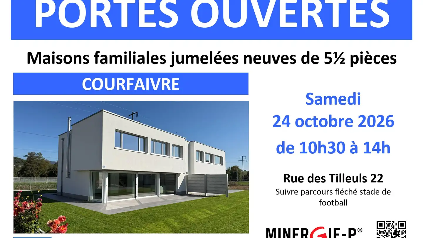 Maison jumelle à vendre - 2853 Courfaivre