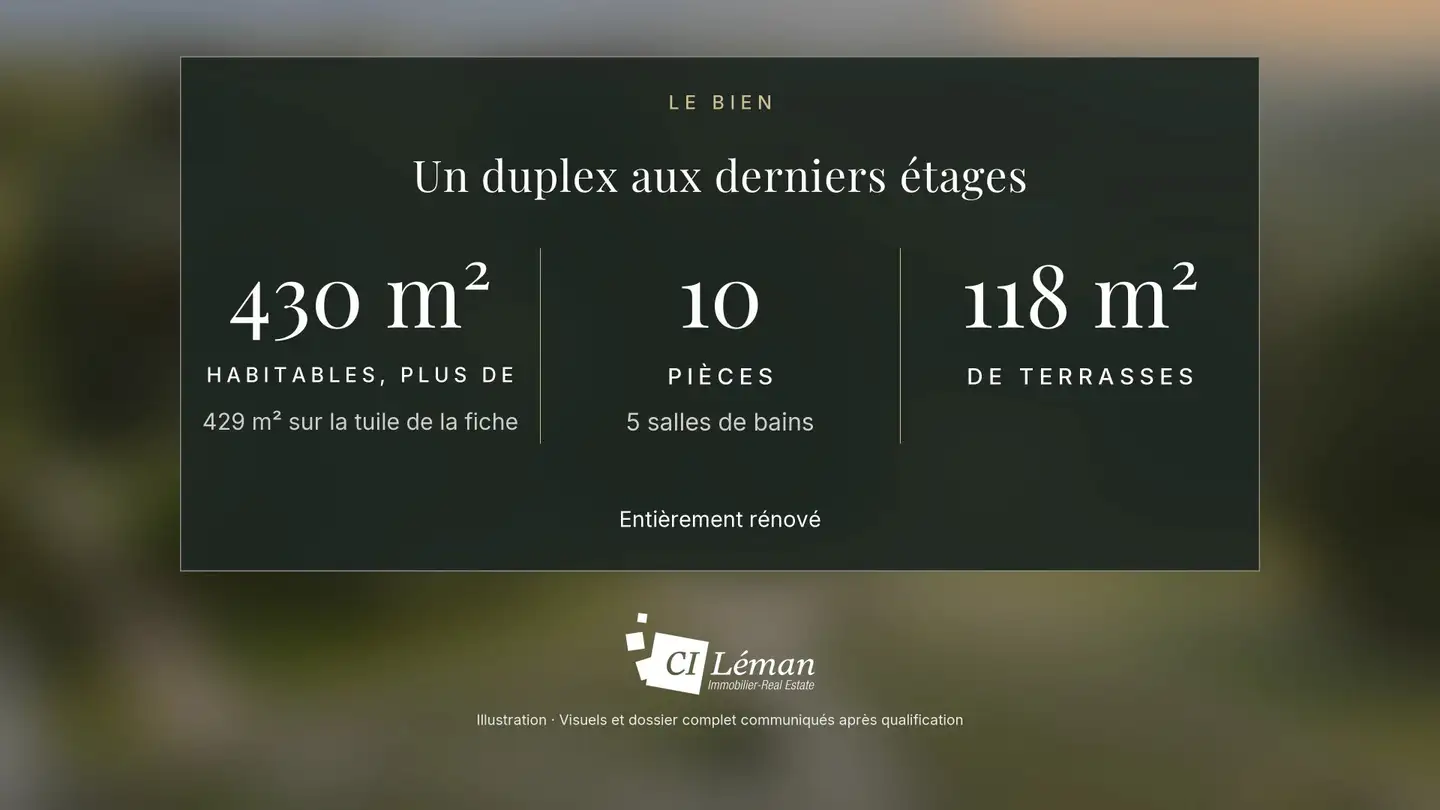 Duplex à vendre - 1206 Genève