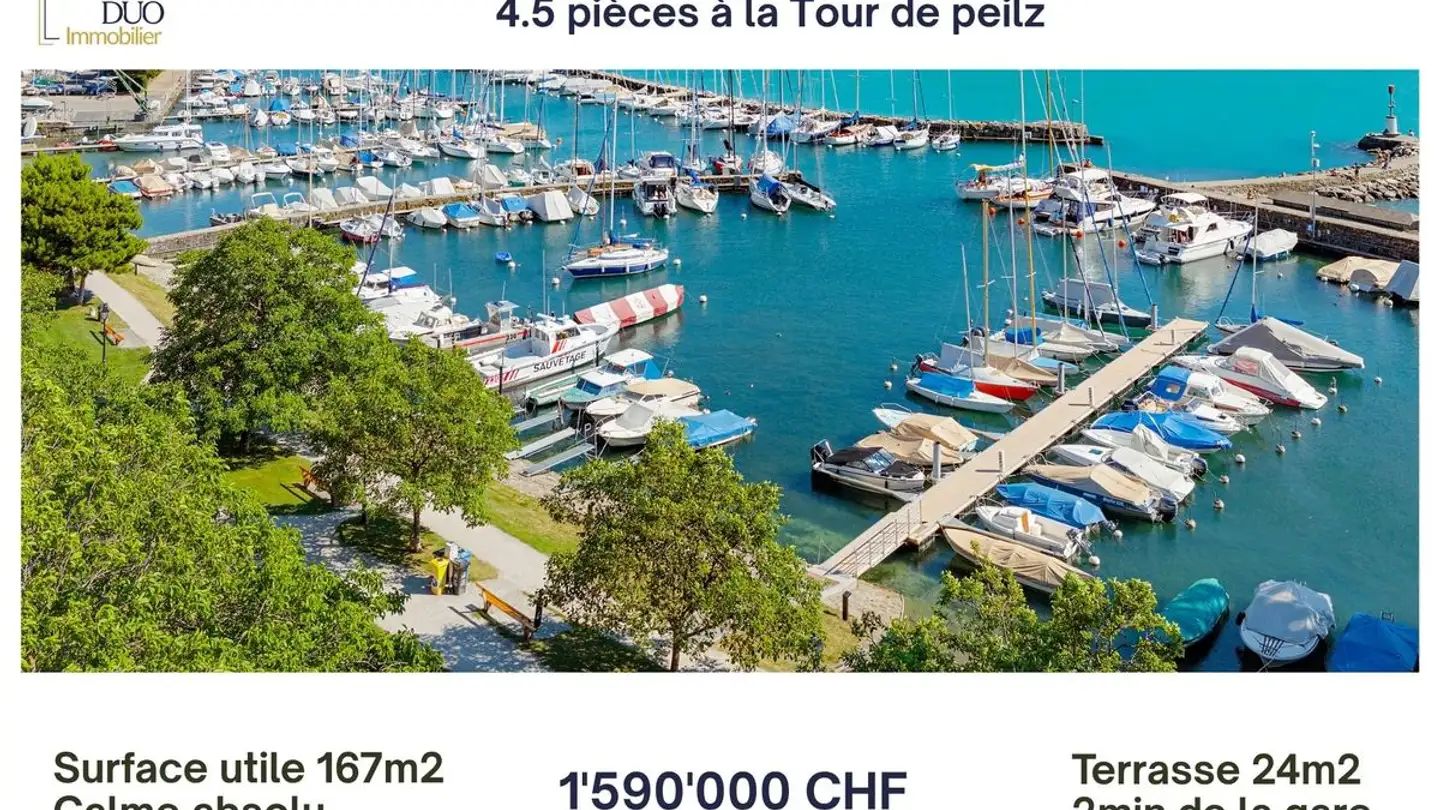 Appartement à vendre - 1814 La Tour-de-Peilz