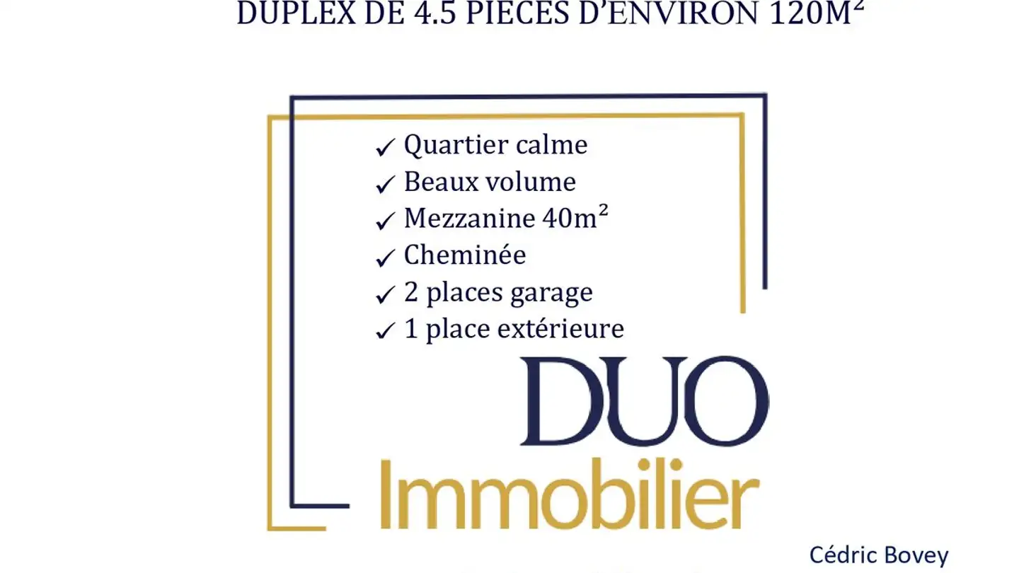 Duplex à vendre - 1266 Duillier