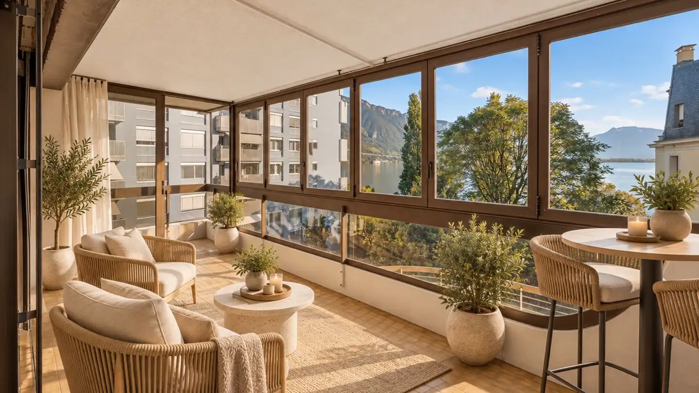 Appartement en terrasse à vendre - 1820 Montreux