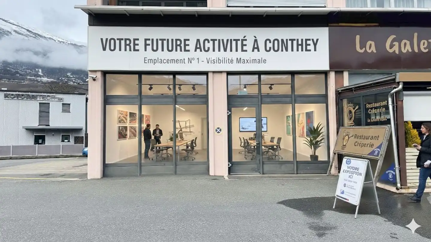Espace publicitaire à louer - Avenue De La Gare 37, 1964 Conthey - Photo 2