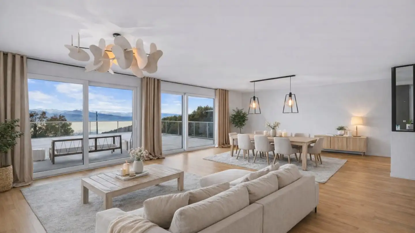 Appartement en terrasse à vendre - Chemin De La Pierre Blanche 12, 1186 Essertines-sur-Rolle