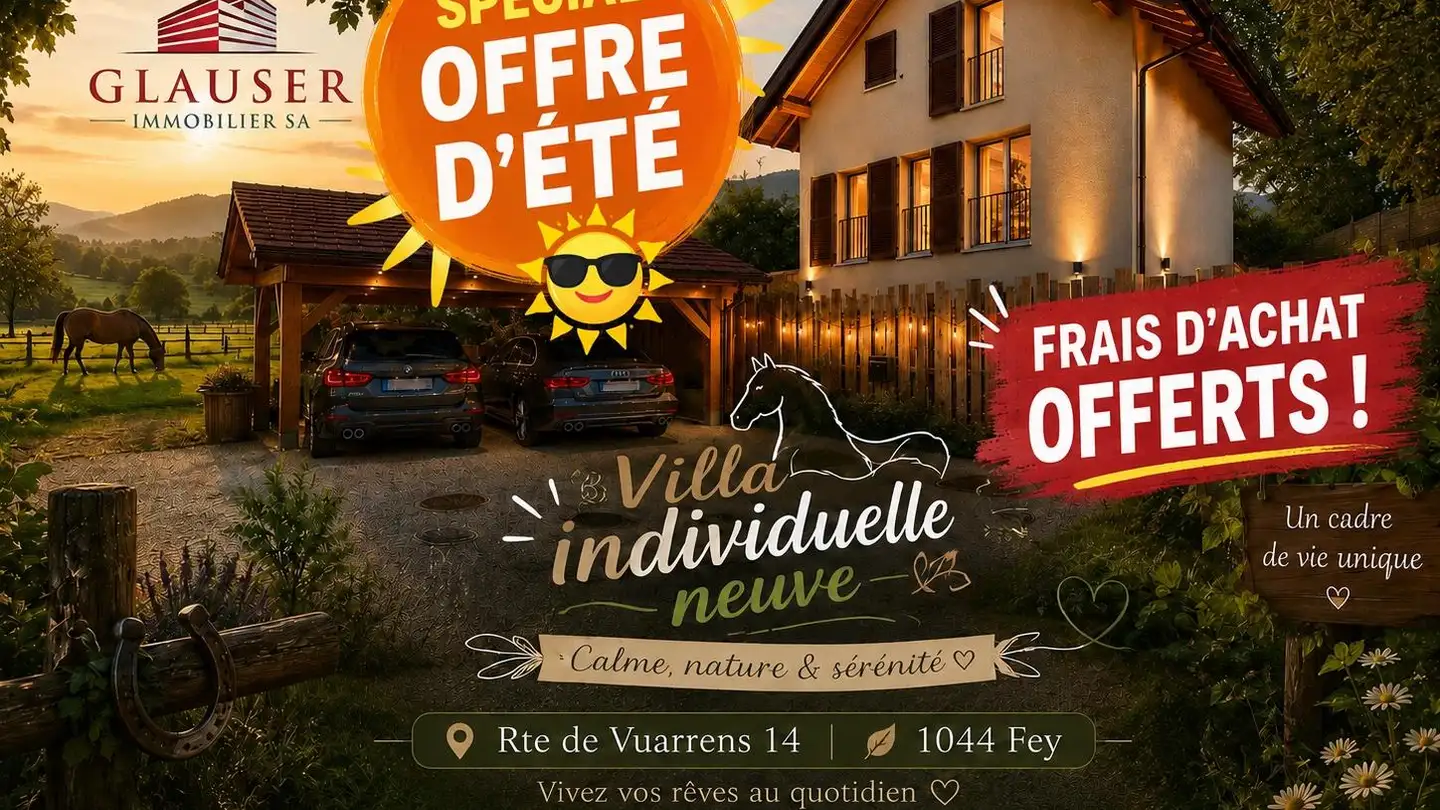 Single house for sale - Route De Vuarrens 14d, 1044 Fey