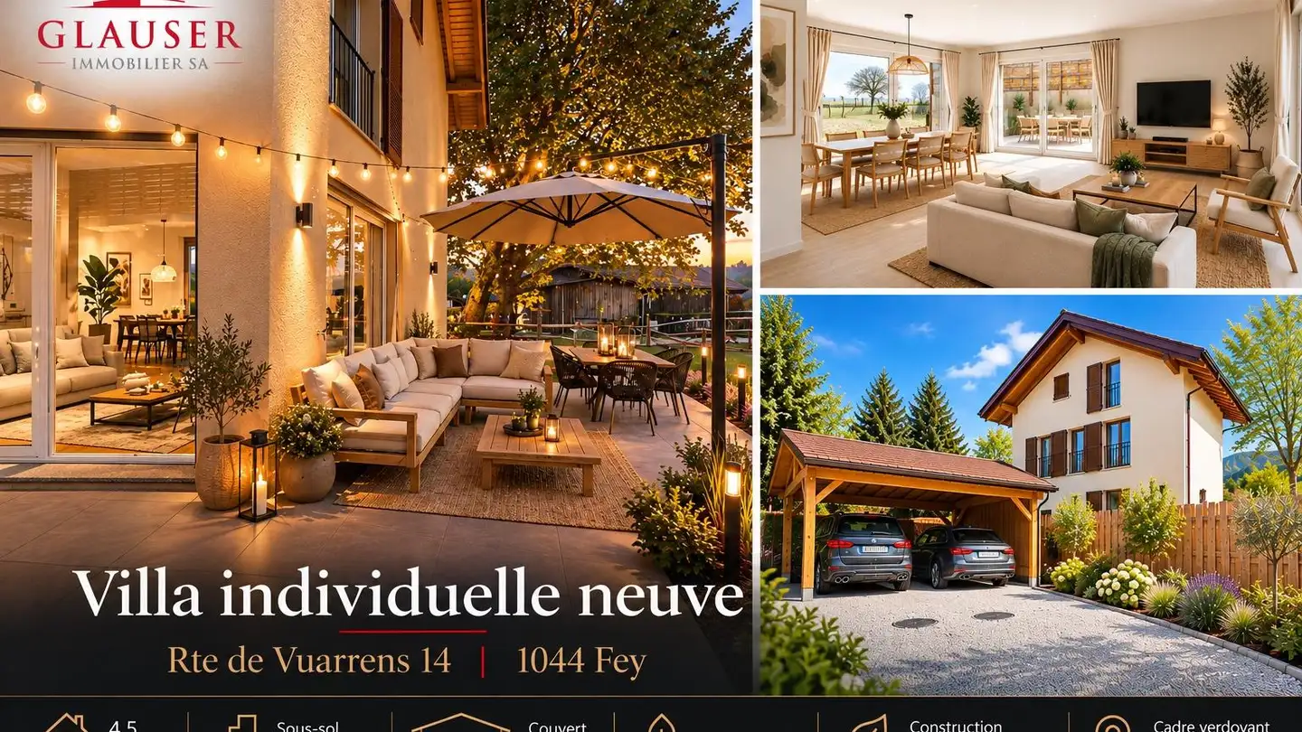 Casa singola in vendita - Route De Vuarrens 14d, 1044 Fey