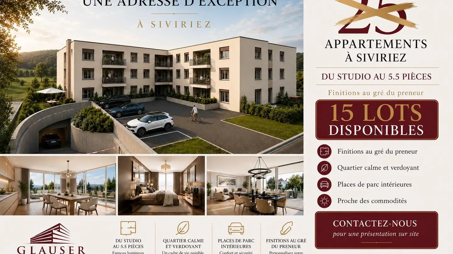 Appartement à vendre - 1678 Siviriez