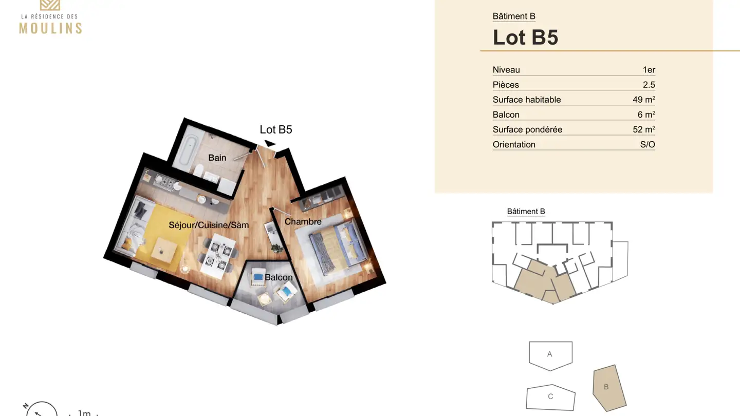 Appartement à vendre - 1692 Massonnens - Photo 2