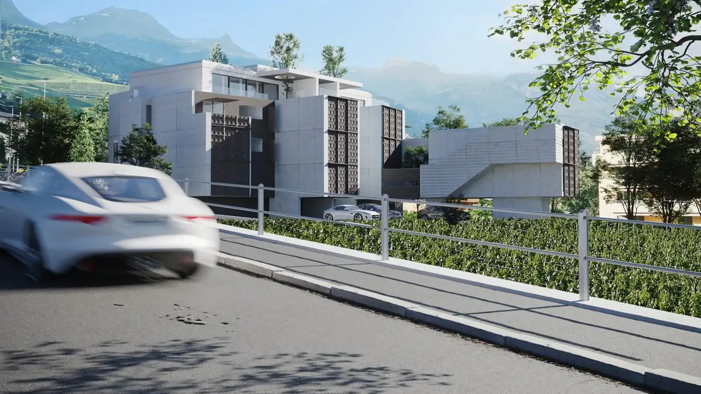 Covered parking space for rent - Rue Saint-Georges 39, 3960 Sierre - Photo 3