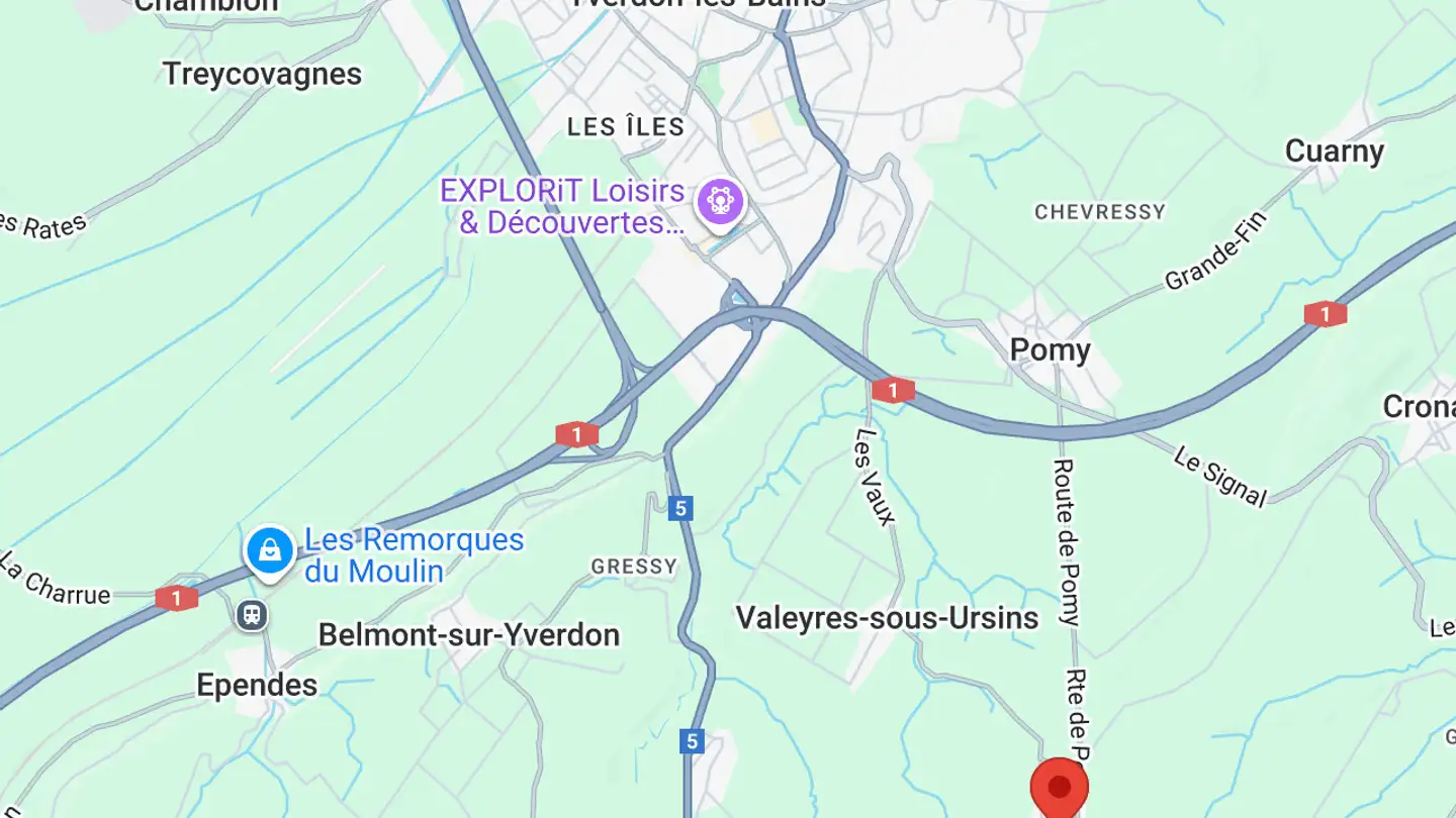 Garage individuel à louer - Rue Des Fontaines 1, 1412 Ursins - Photo 2