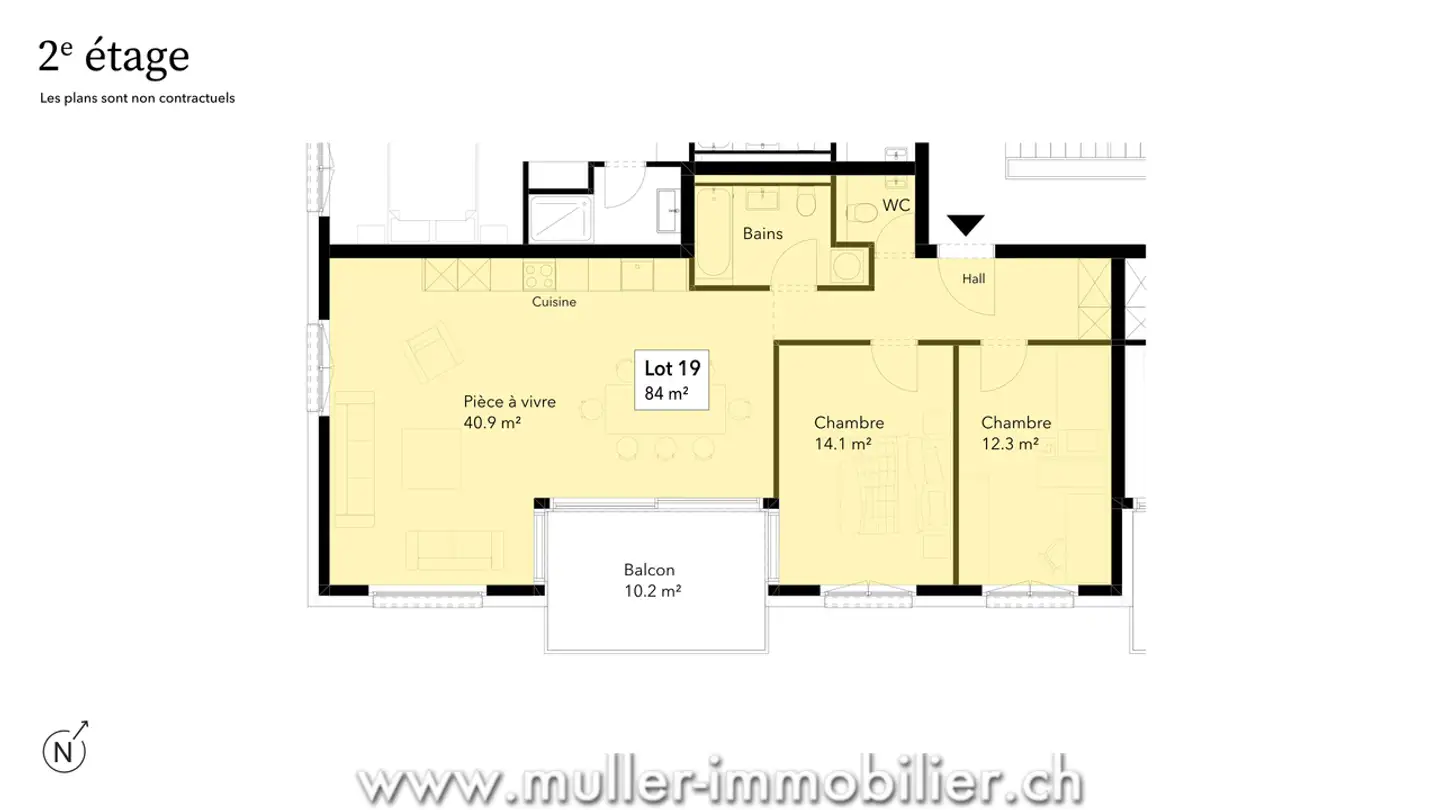 Apartment for sale - Route De Romont 1, 1670 Ursy - Photo 4