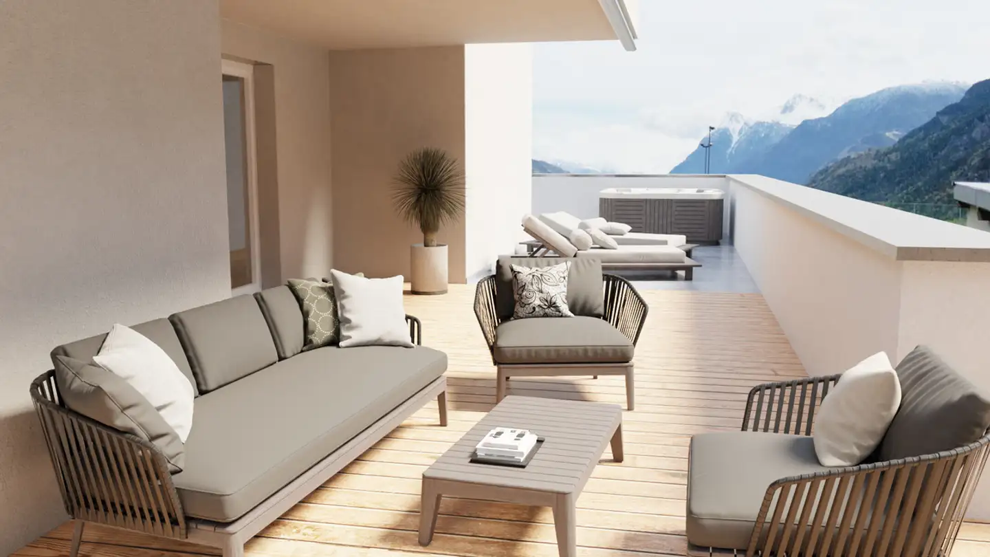 Attique à vendre - Kanalstrasse, 3942 Niedergesteln