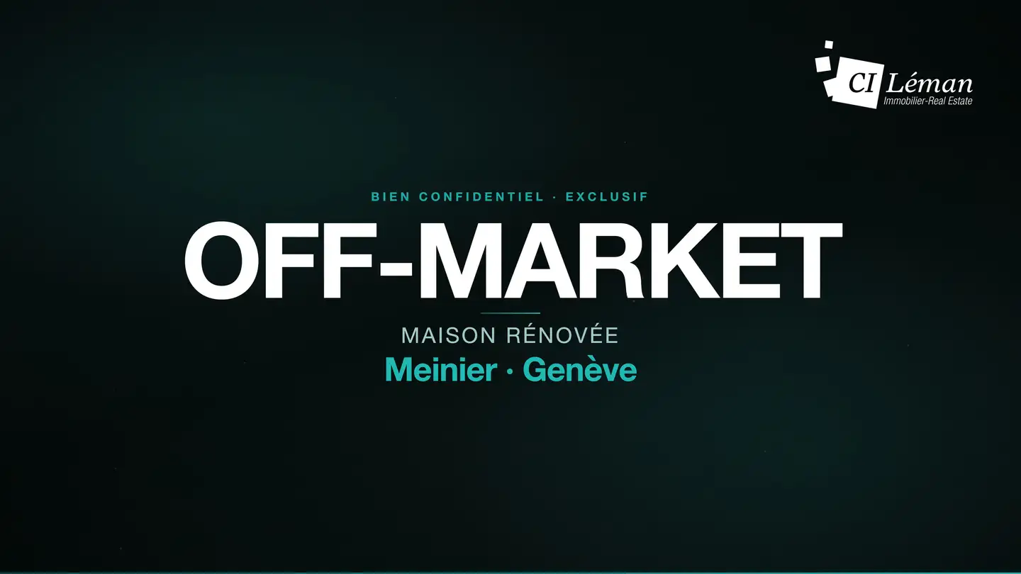 Maison individuelle à vendre - 1252 Meinier