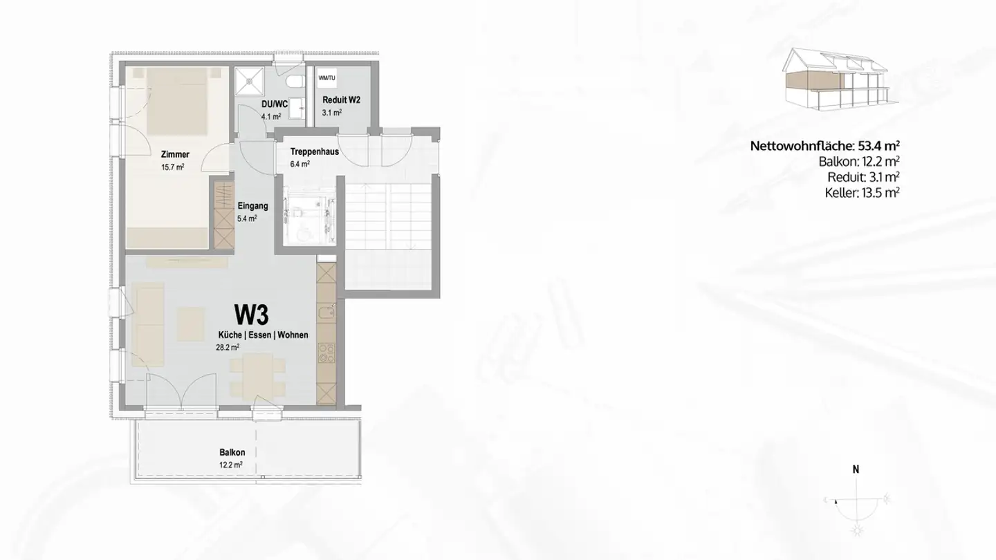 Appartamento in vendita - Mitteldorfstrasse, 5607 Hägglingen - Photo 4