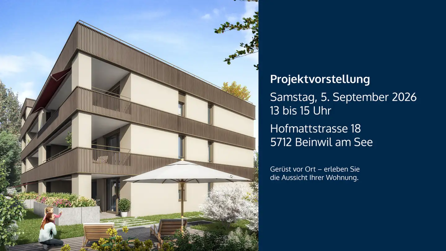 Wohnung kaufen - Hofmattstrasse 18, 5712 Beinwil am See