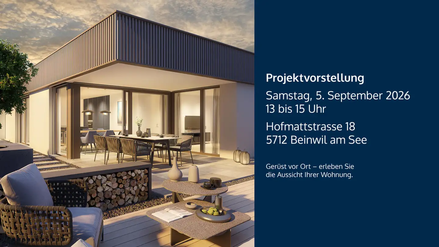 Wohnung kaufen - Hofmattstrasse 18, 5712 Beinwil am See