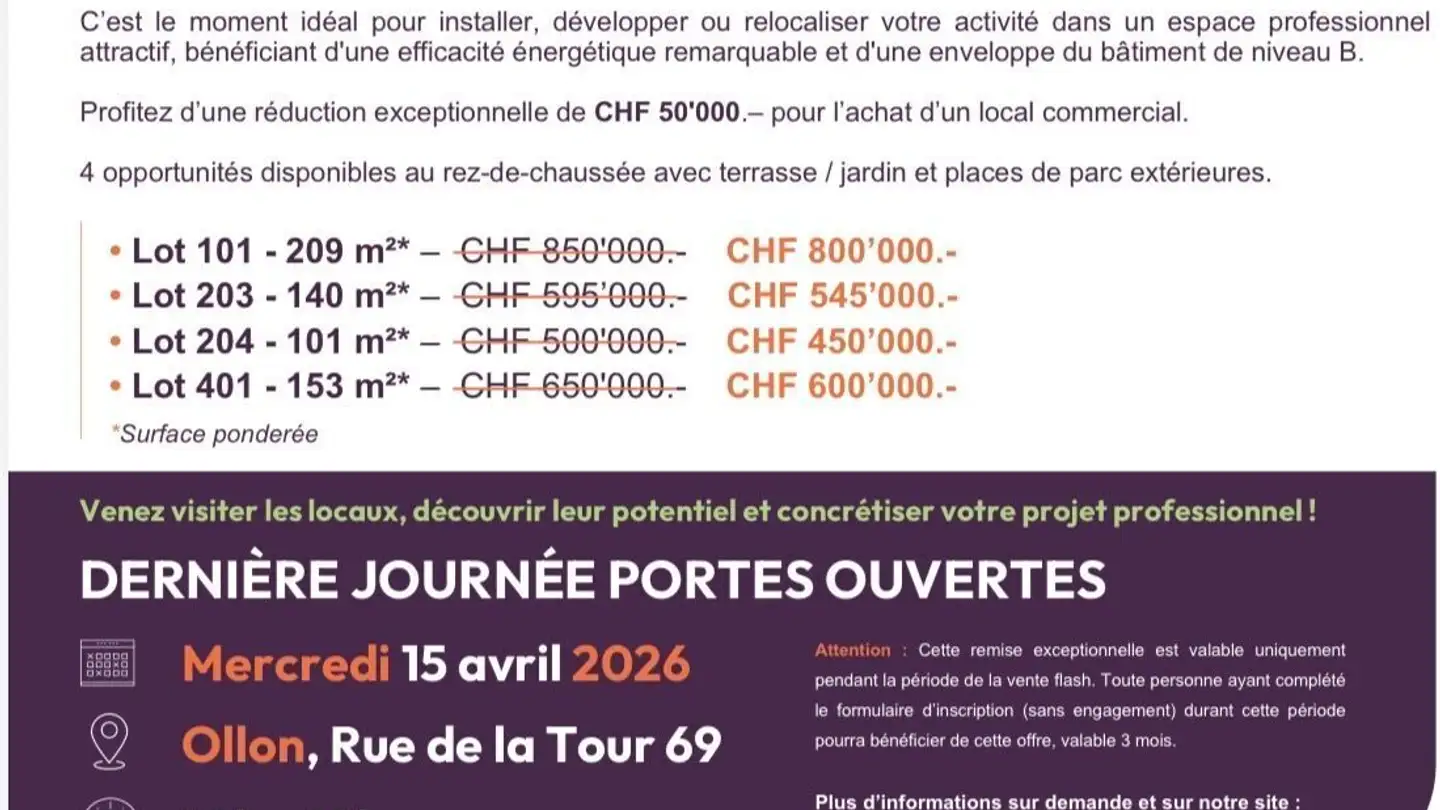 Bürofläche kaufen - 1867 Ollon VD - Foto 2