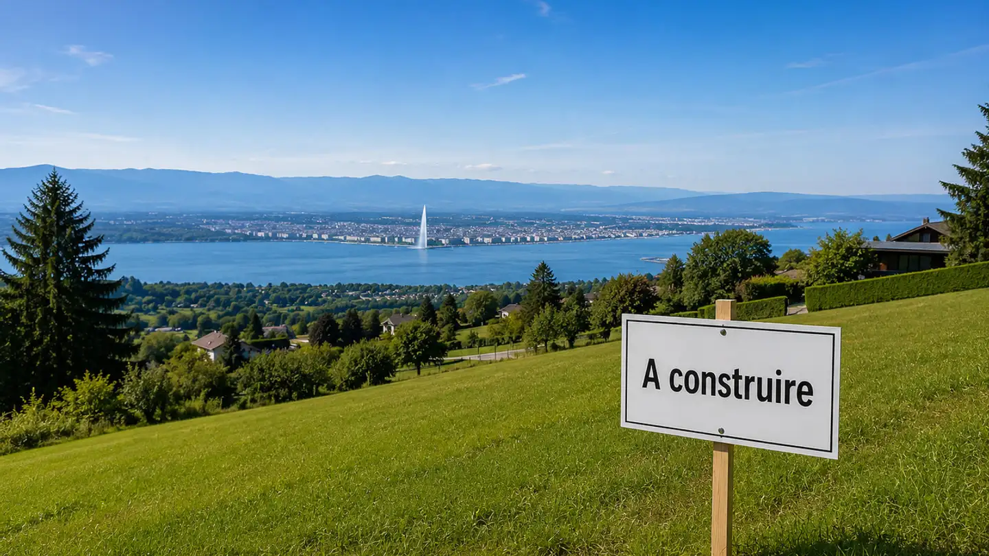 Constructible plot for sale - 1268 Begnins