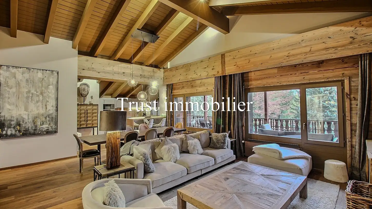 Attique à louer - 3963 Crans-Montana