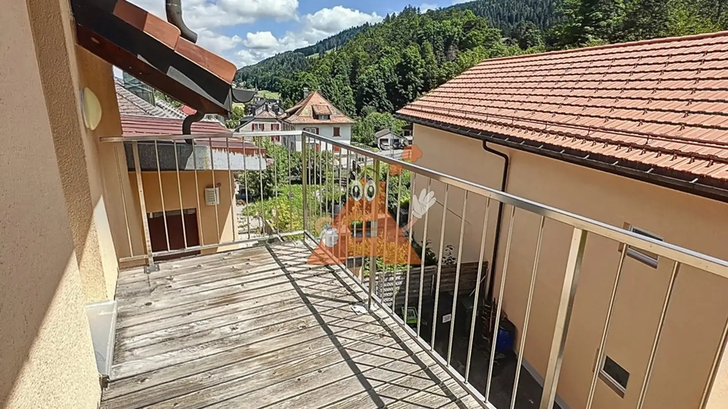 Attic flat for rent - Route De France 5, 1348 Le Brassus - Photo 2