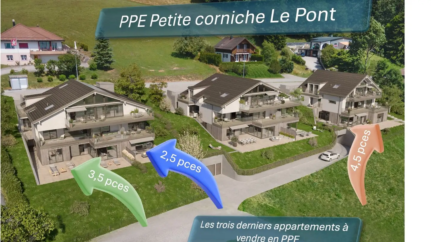 Appartement à vendre - Petite Corniche 18, 1342 Le Pont