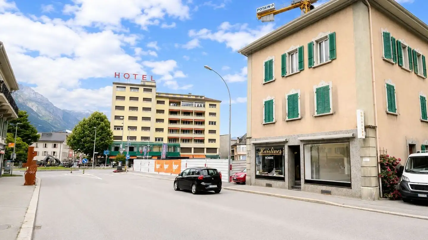 Shop for rent - Avenue Du Grand-St-Bernard 19, 1920 Martigny