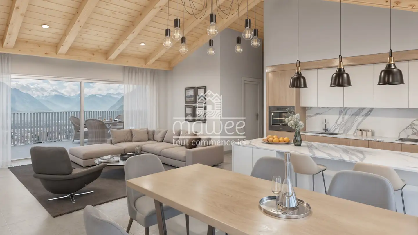 Appartement à vendre - 1964 Conthey