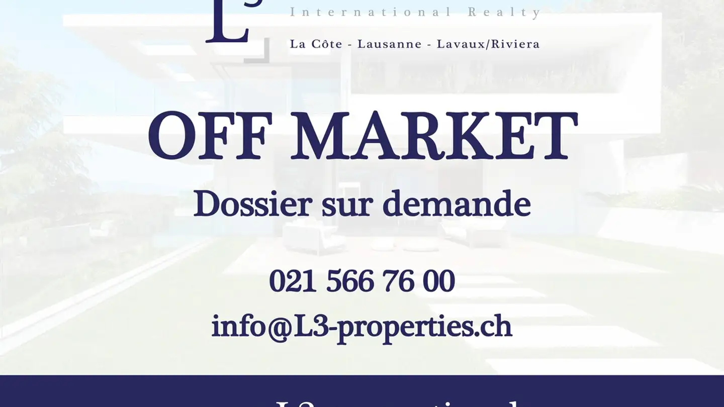 Single house for sale - 1110 Morges