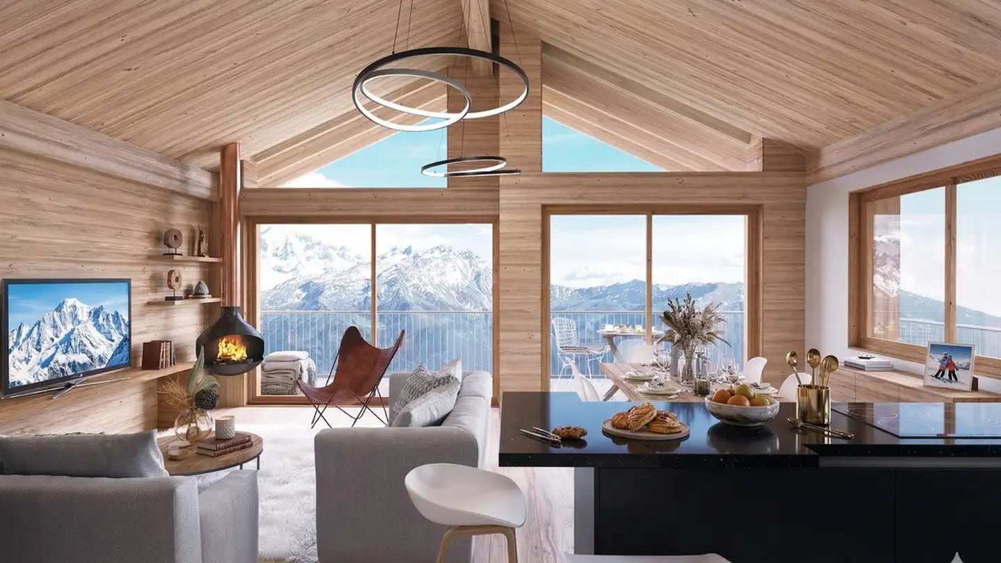 Maison en terrasse à vendre - Chemin Du Pontet 23, 1941 Vollèges - Photo 2