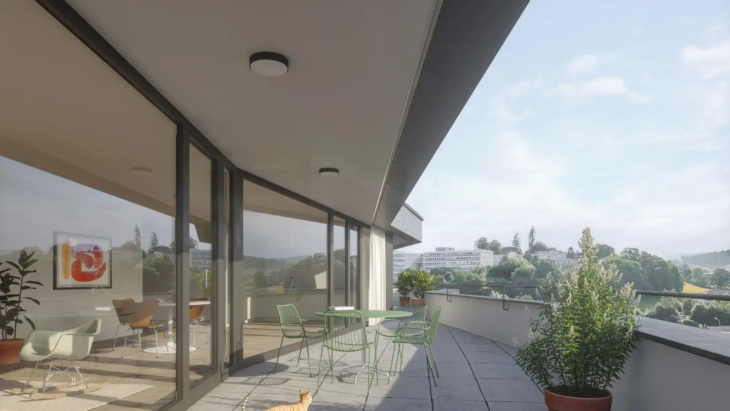 Penthouse for sale - Route De Chamblioux 22, 1763 Granges-Paccot