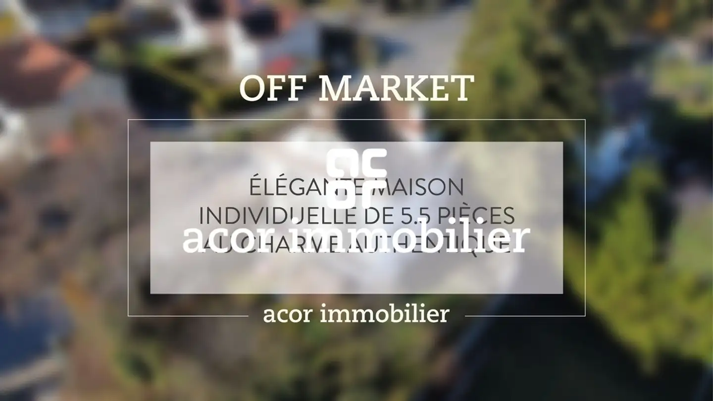 Maison individuelle à vendre - 1030 Bussigny