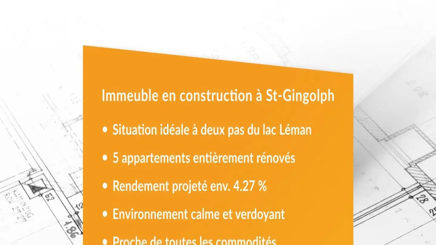 Immeuble résidentiel à vendre - 1898 St-Gingolph