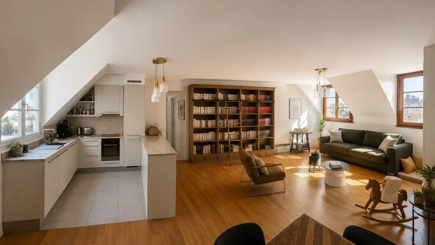 Penthouse for rent - Place Saint-François 2, 1003 Lausanne
