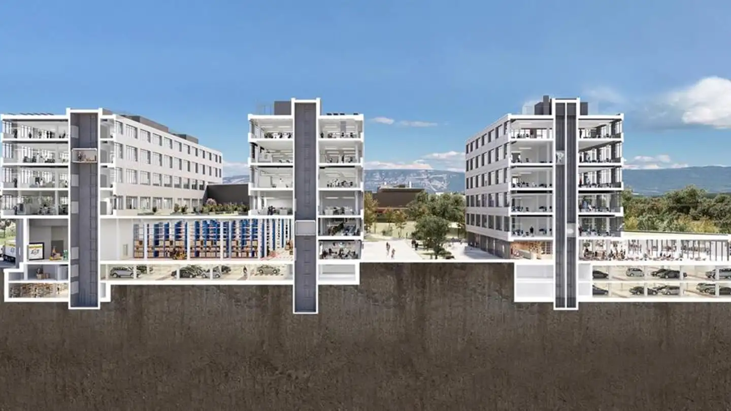 Gewerbe mieten - Rue Du Pré-Bouvier 31, 1242 Satigny - Foto 4