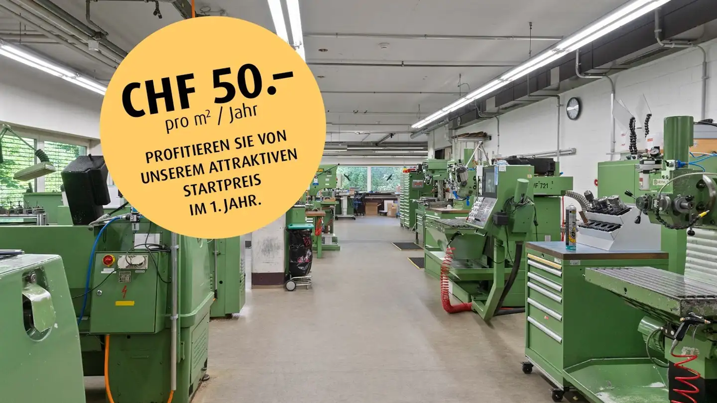 Gewerbe mieten - Oristalstrasse 97, 4410 Liestal