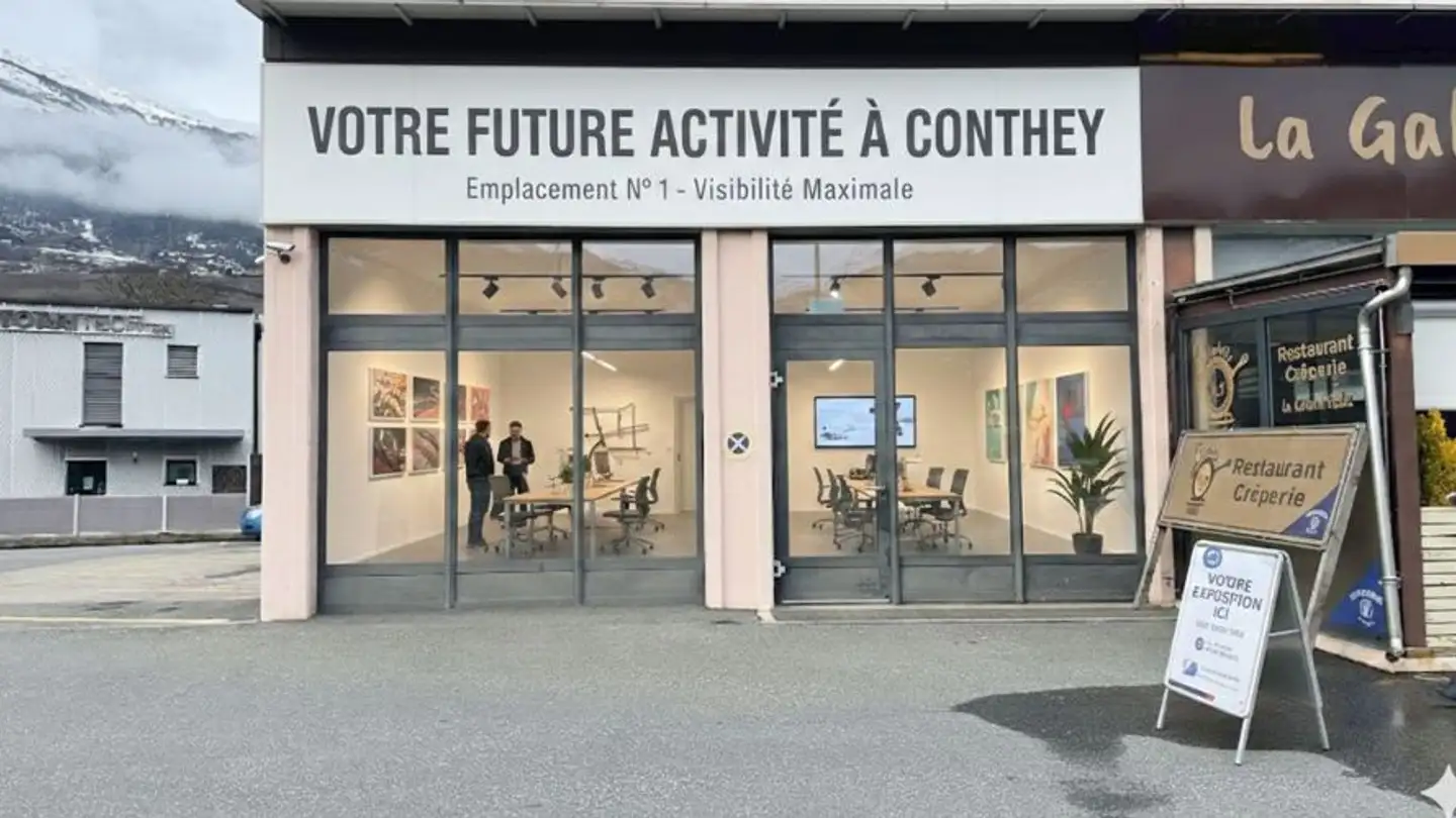 Commercial for rent - Avenue De La Gare 37, 1964 Conthey