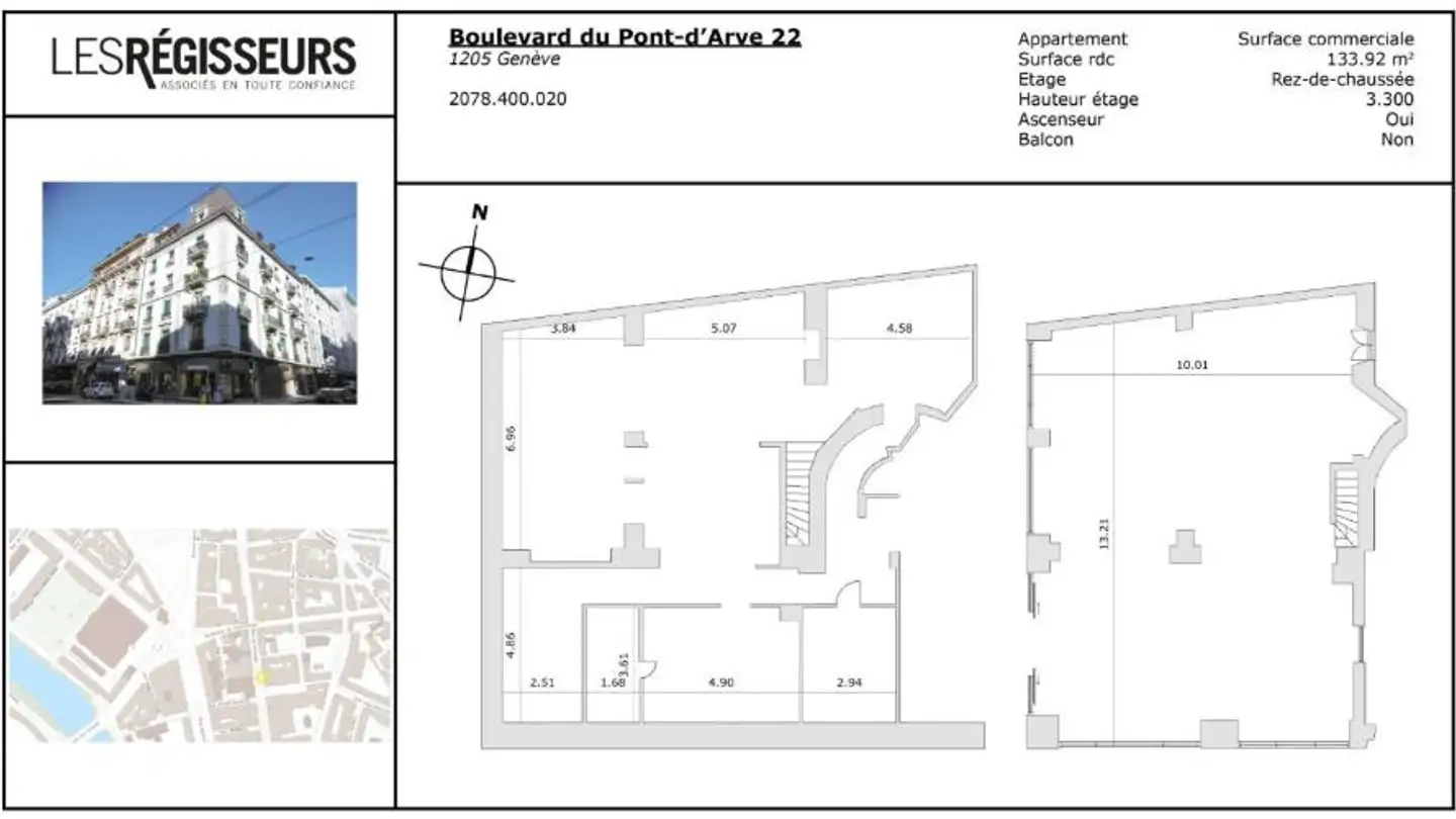 Commercial for rent - Boulevard Du Pont-D'arve 22, 1205 Genève - Photo 3