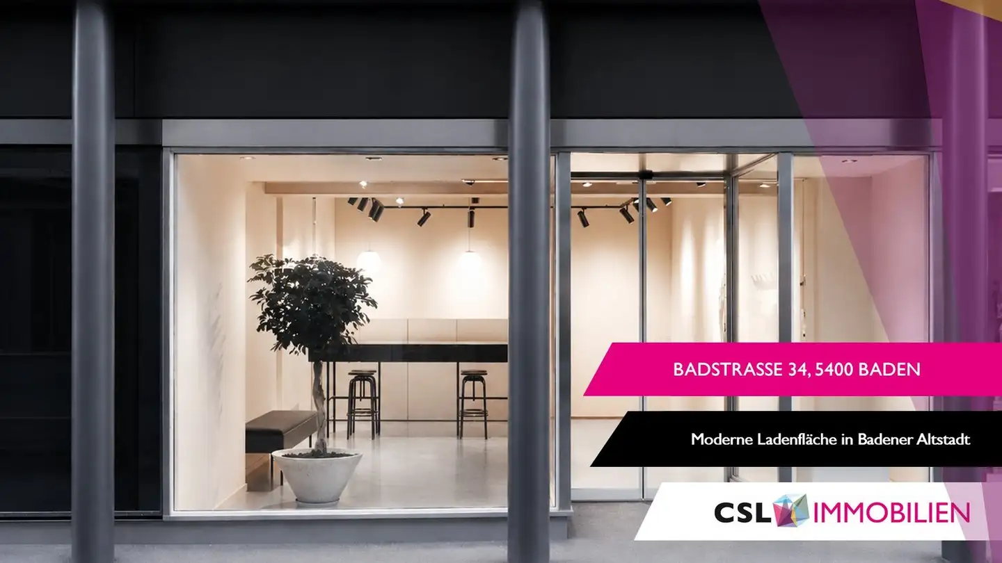 Gewerbe mieten - Badstrasse 34, 5400 Baden