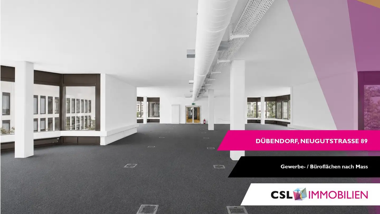 Bürofläche mieten - Neugutstrasse 89, 8600 Dübendorf
